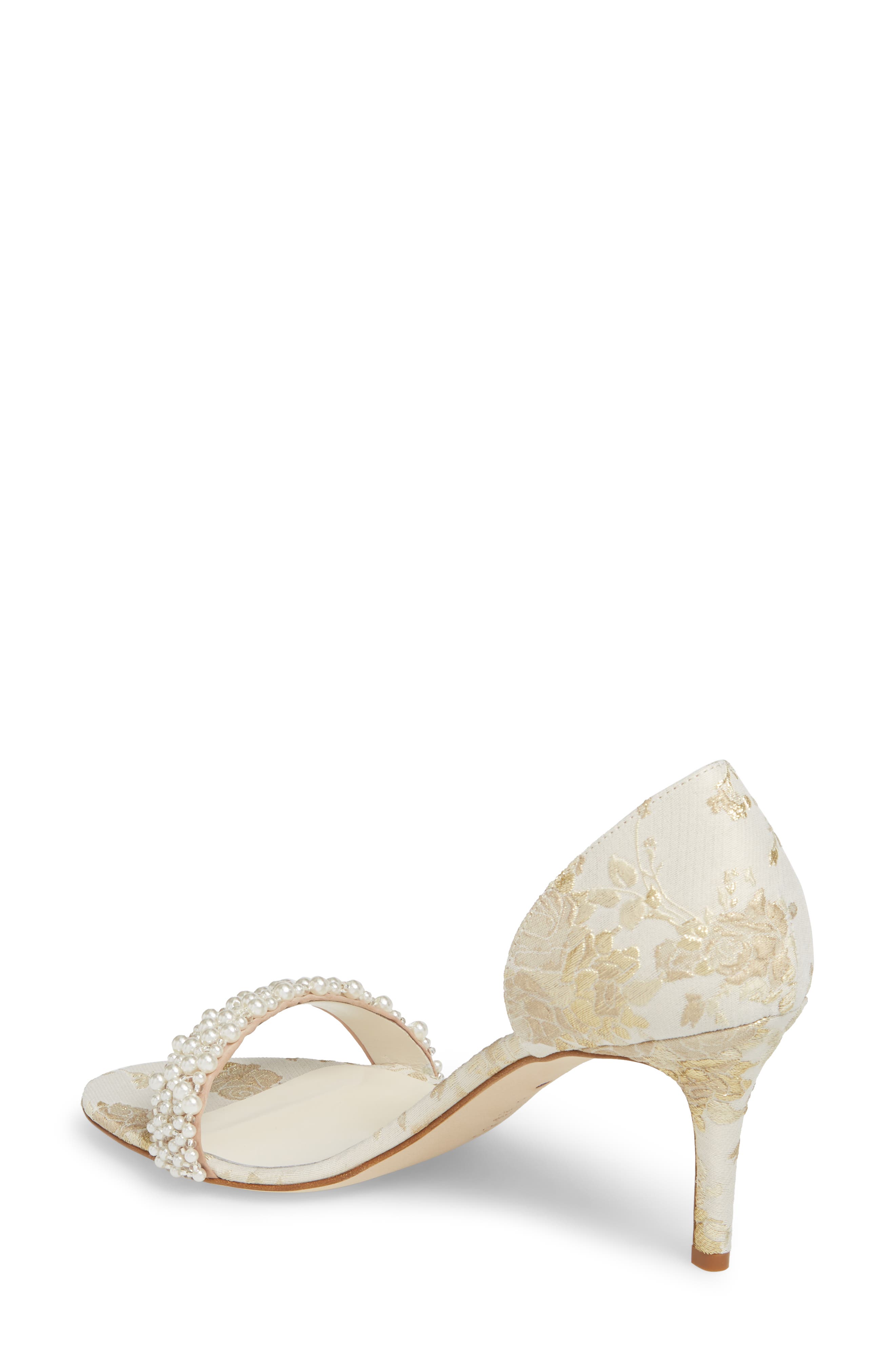Cappy d'Orsay Sandal, Alternate, color, IVORY ROMANCE
