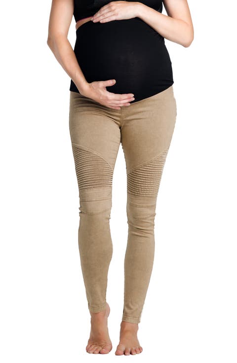 Moto Maternity Leggings