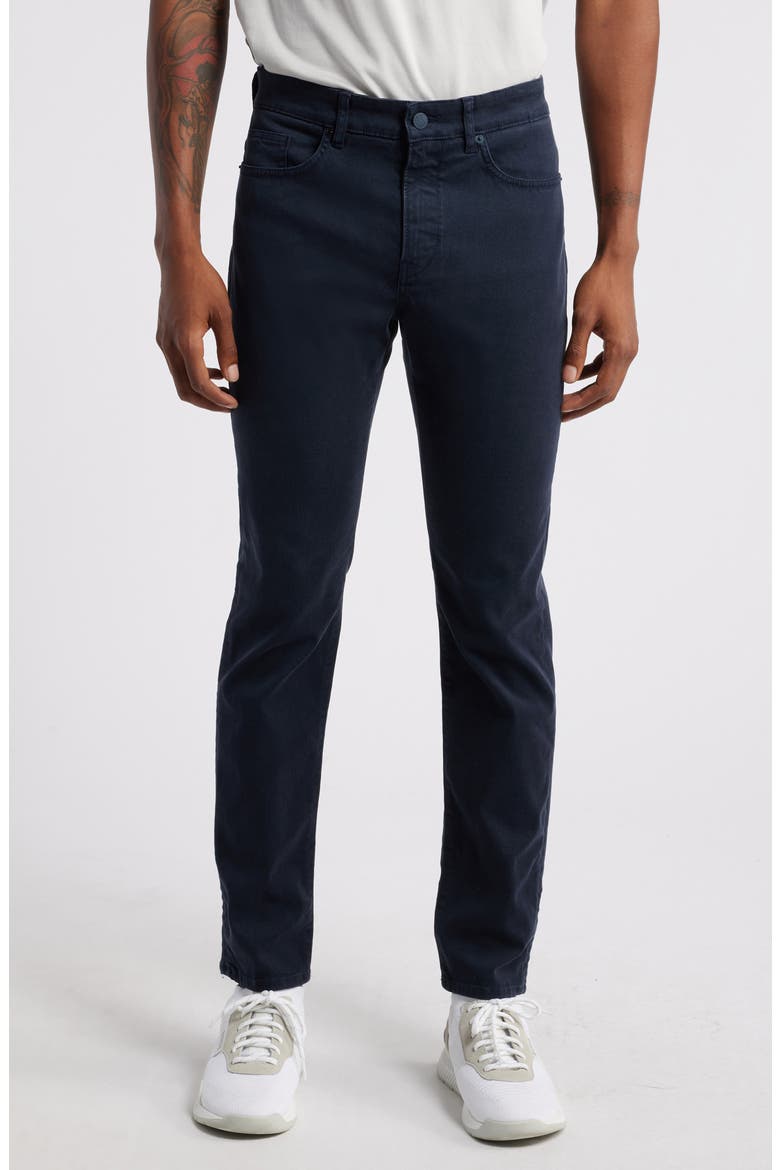 Delaware Straight Leg Five Pocket Pants, Main, color, DARK BLUE