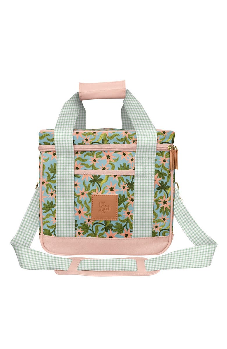 The Somewhere Co Midi Cooler Bag, Main, color, Seaflower