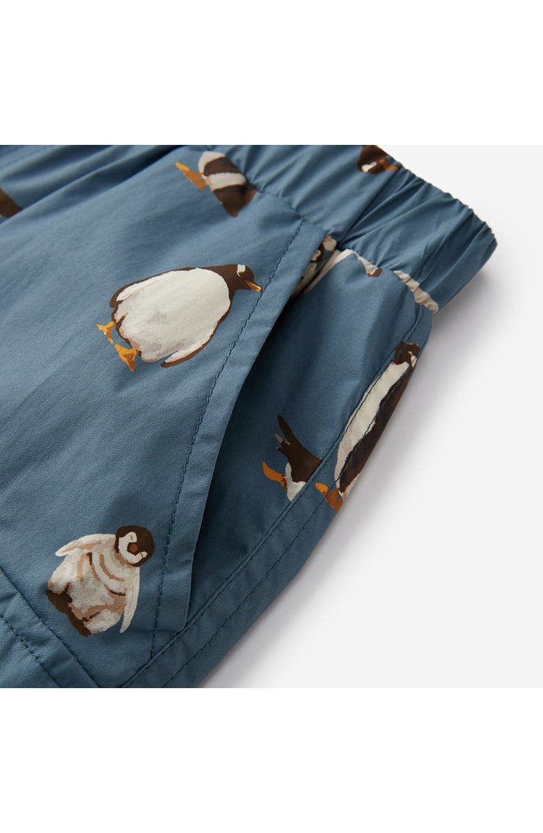 Milkbarn Cargo Windbreaker Pants, Alternate, color, Penguin