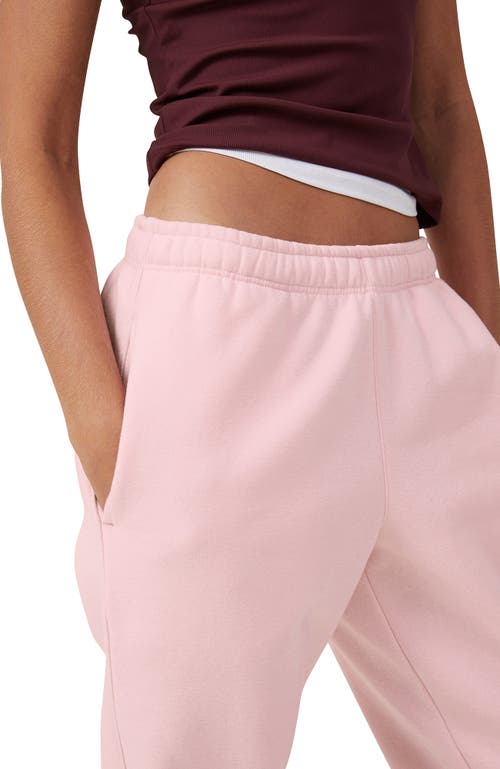 Cotton On Body Active Plush Essential Gym Sweatpant In Pink