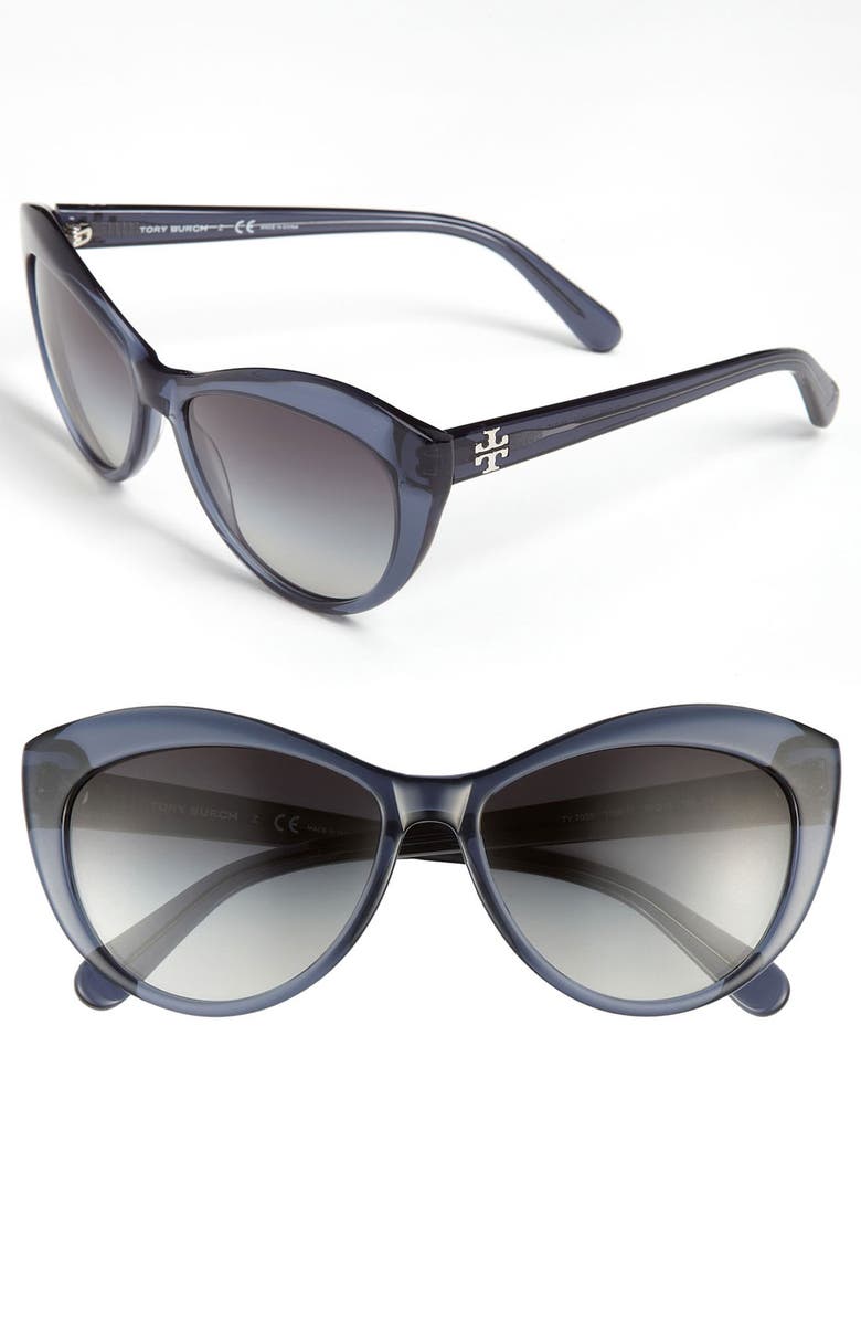 Tory Burch 56mm Cat Eye Sunglasses, Main, color, 
