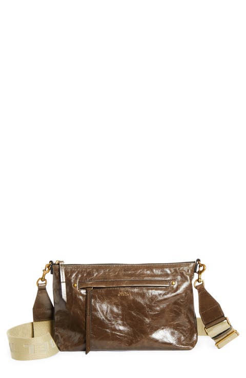 Nessah Wardy Leather Crossbody Bag