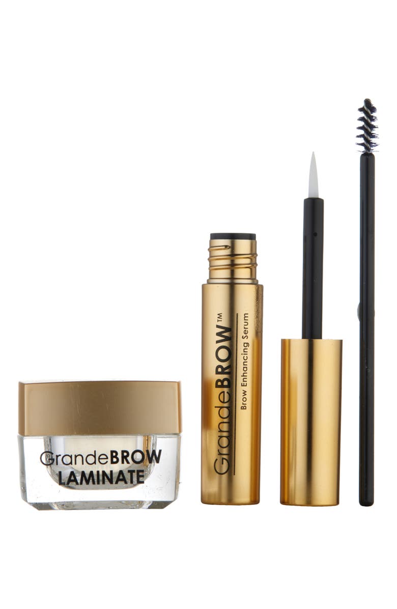 Grande Cosmetics Lamination Station Brow Set $44 Value, Main, color, Clear
