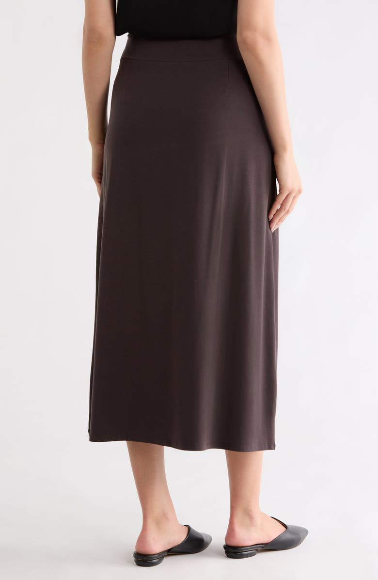Eileen Fisher A-Line Skirt, Alternate, color, Espresso