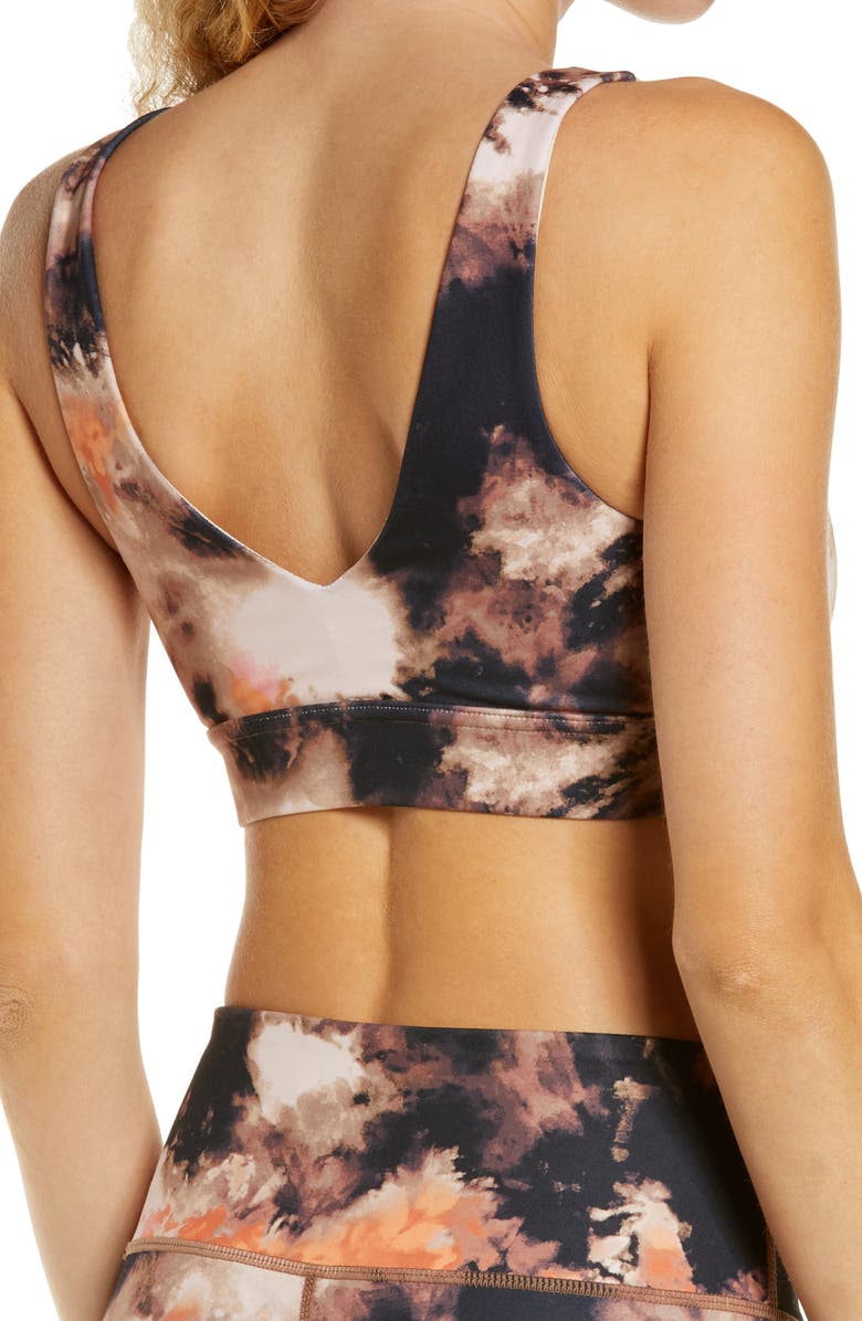 Zella Live In Print Sports Bra, Alternate, color, 