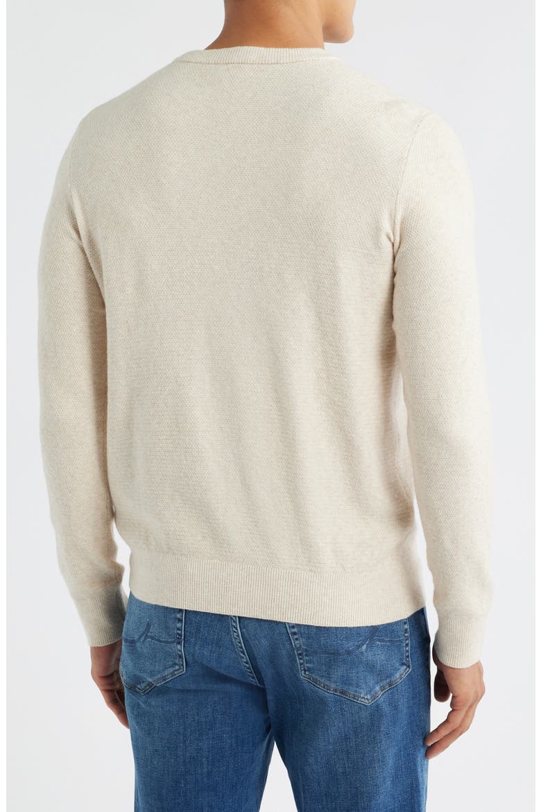 Jackson Organic Cotton Blend Sweater, Alternate, color, IVORY SKY FEEDER