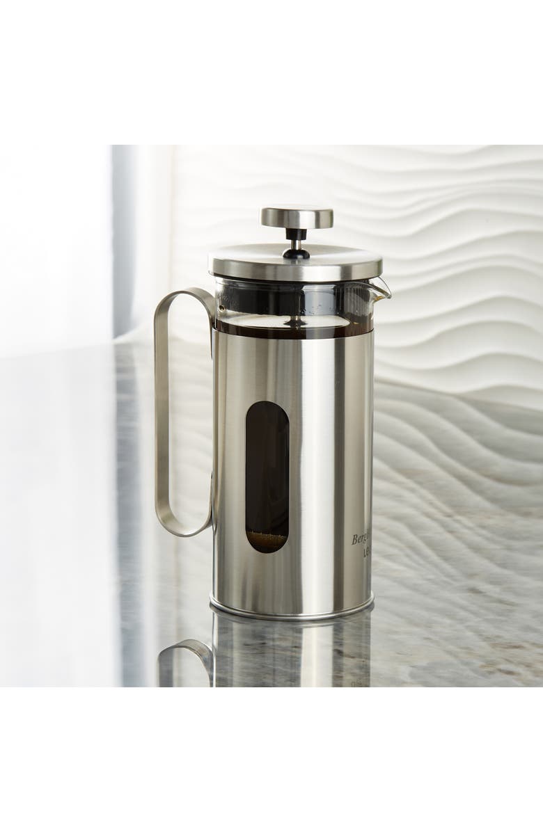 BergHOFF Leo Maestro 12-Ounce Stainless Steel French Press, Alternate, color, 