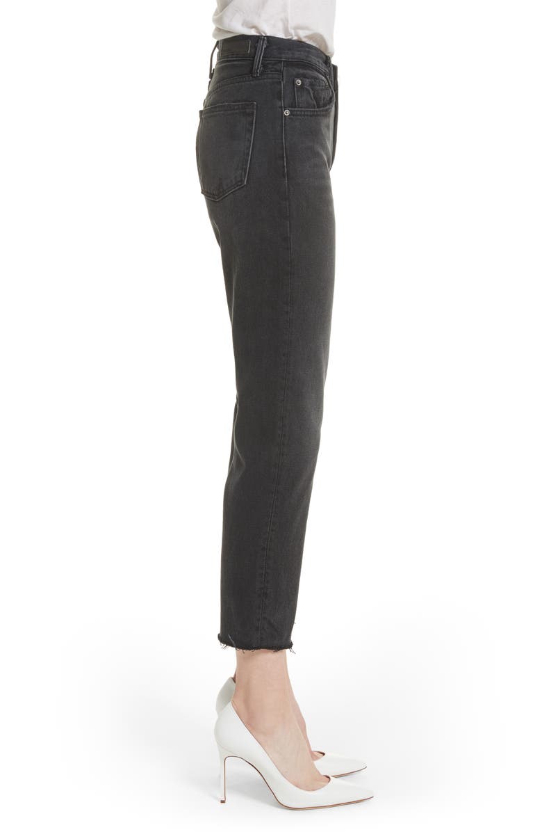 GRLFRND Helena Rigid High Waist Straight Jeans, Alternate, color, 