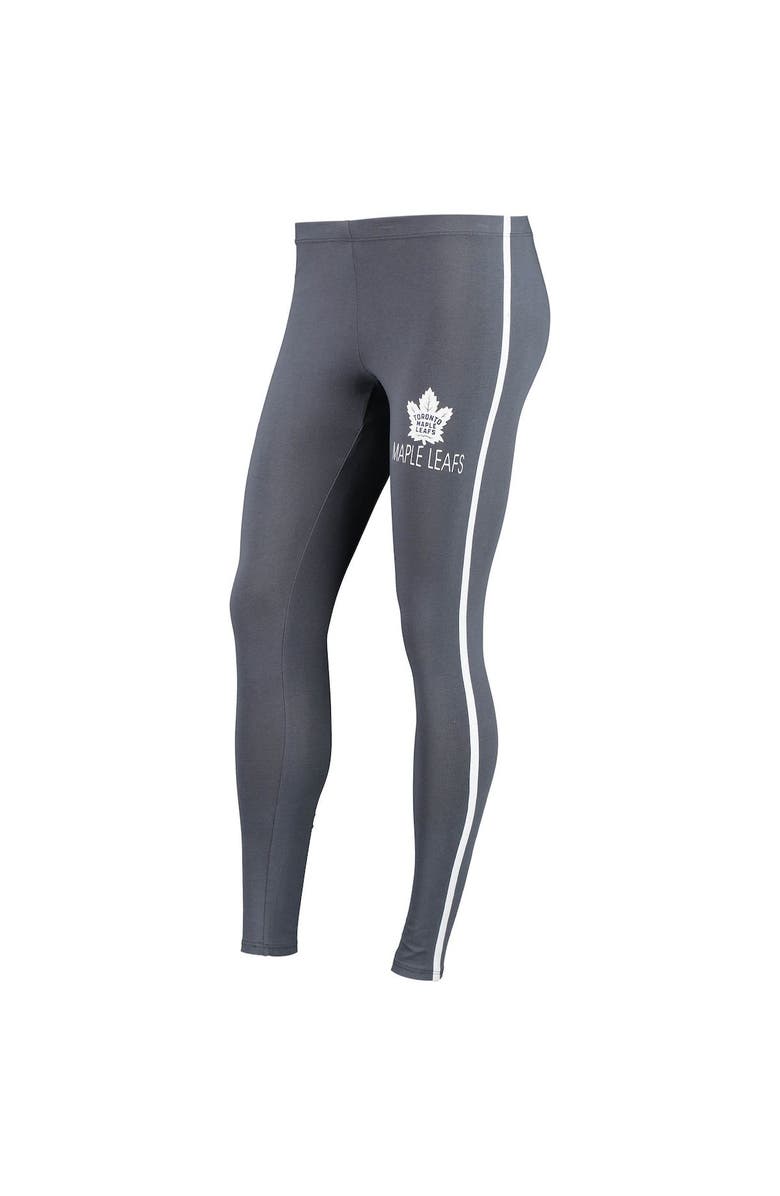 CONCEPTS SPORT Women's Concepts Sport White/Charcoal Toronto Maple Leafs Sonata T-Shirt & Leggings Set, Alternate, color, 