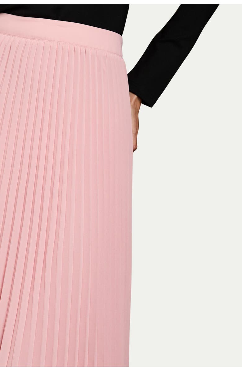 Coast Pleated Georgette Midi Skirt, Alternate, color, Light Pink