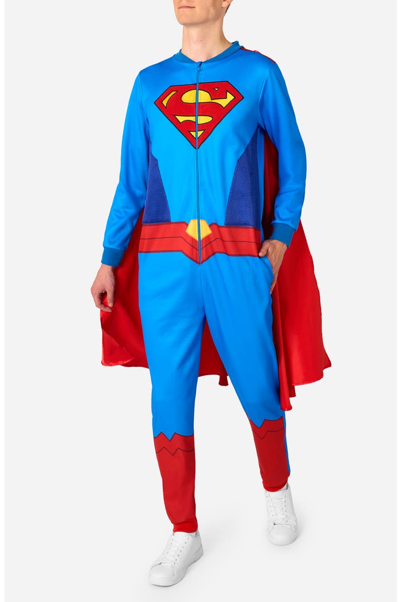 Superman Jumpsuit, Main, color, BLUE
