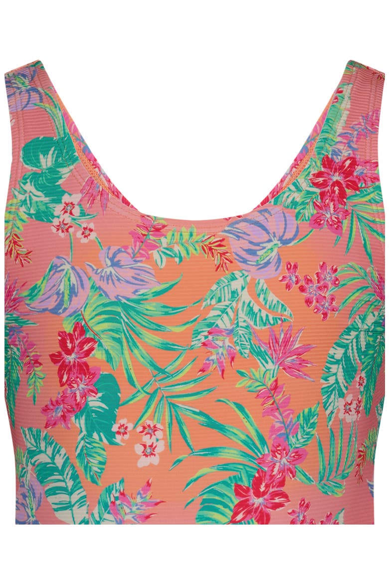 Kids' Coastal Breeze One-Piece Swimsuit, Alternate, color, PEACH PINK