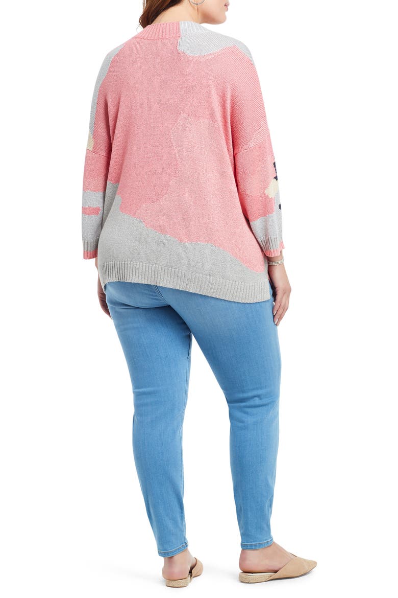 Citrus Splash Sweater, Alternate, color, PINK MULTI