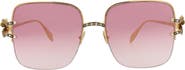 McQueen 57mm Gradient Square Sunglasses