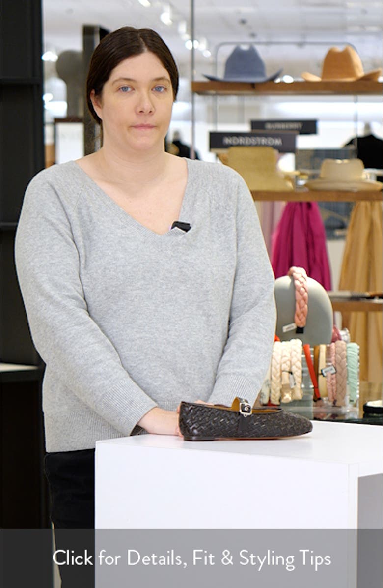 The Remy Woven Mary Jane Flat, sales video thumbnail