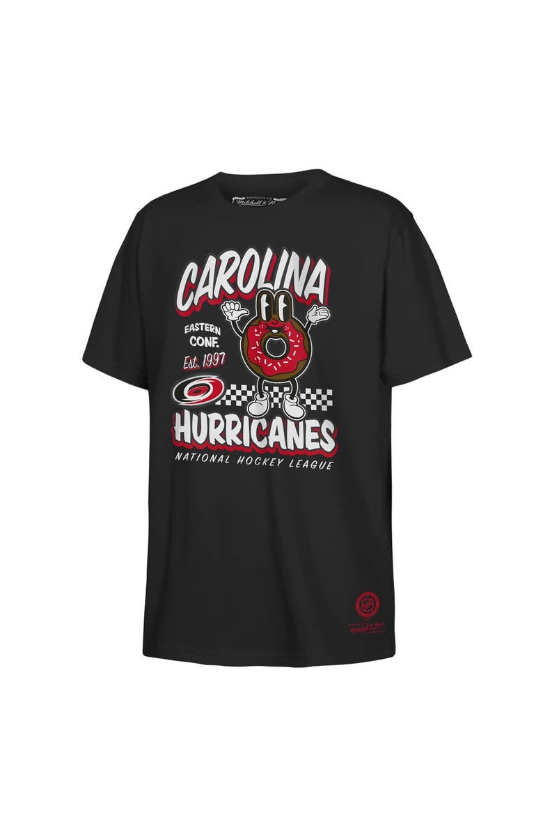 Mitchell & Ness Youth Mitchell & Ness Black Carolina Hurricanes Concession Stand T-Shirt, Alternate, color, Black