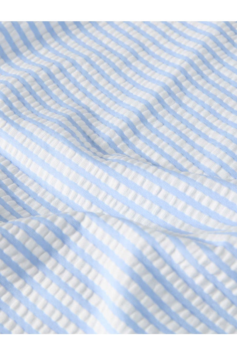 Tidal Stripe Triple Tie One Piece Swimsuit, Alternate, color, Diamond Blue