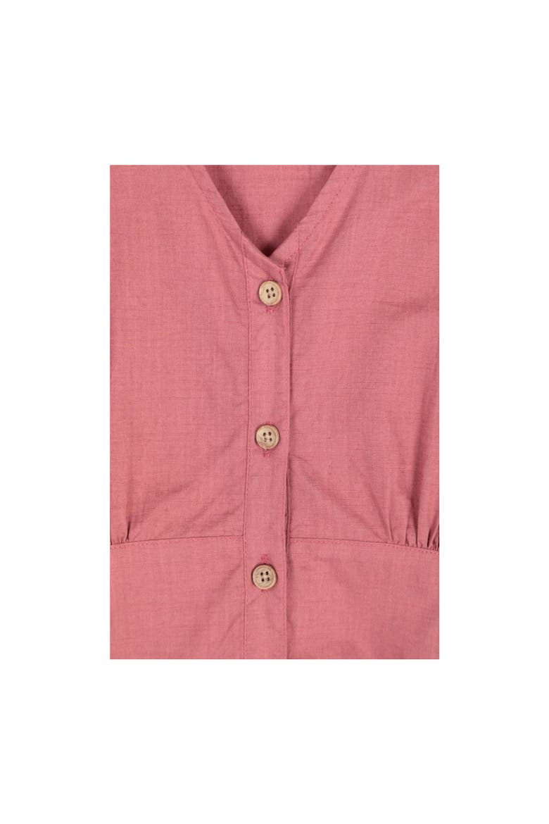 Riviera Button Through Midi Dress, Alternate, color, Pink