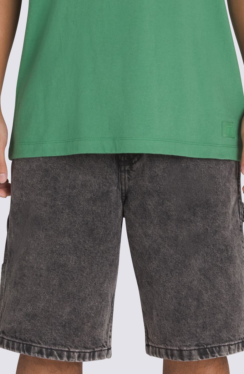 Vans Drill Chore Loose Fit Denim Shorts, Alternate, color, Stonewash Black