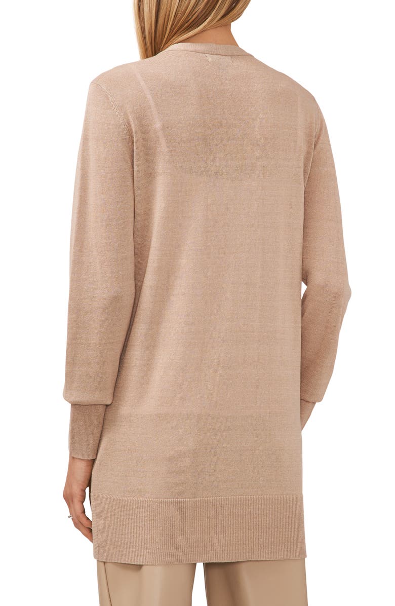 Halogen<sup>®</sup> Side Slit Cardigan, Alternate, color, Oxford Tan