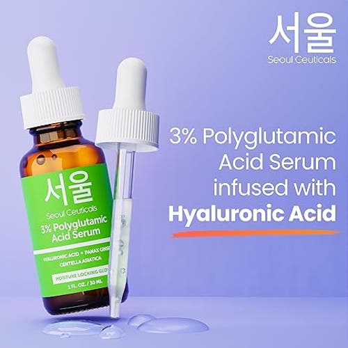 Seoul Ceuticals Korean Skincare 3% Poluglutamic Acid Serum In Transparent