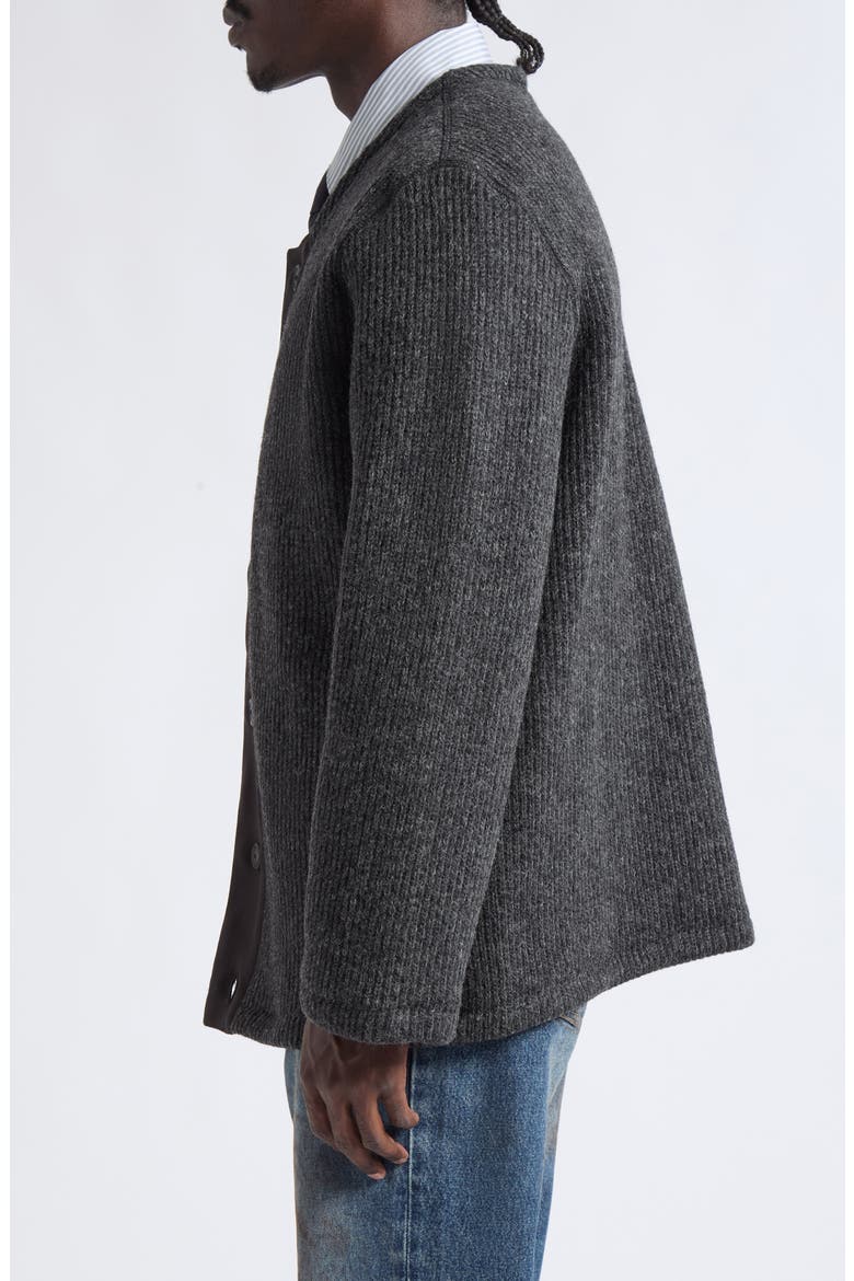 Liner Wool Blend Cardigan, Alternate, color, FROSTED CHARCOAL