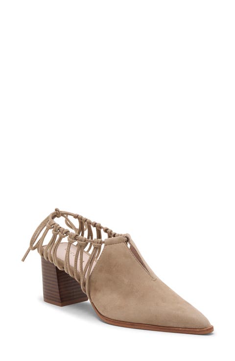 Christina Pointed Toe Leather Mule