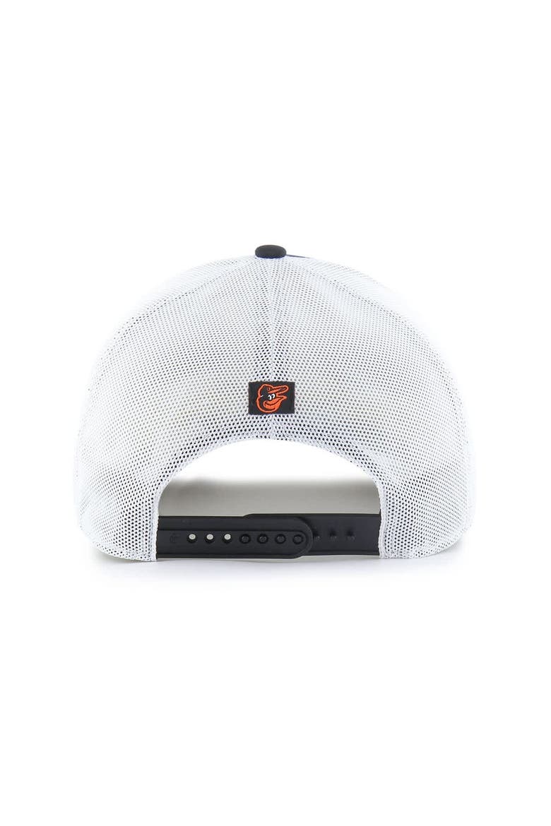 Men's '47 Black/White Baltimore Orioles Fairway Trucker Adjustable Hat, Alternate, color, Black