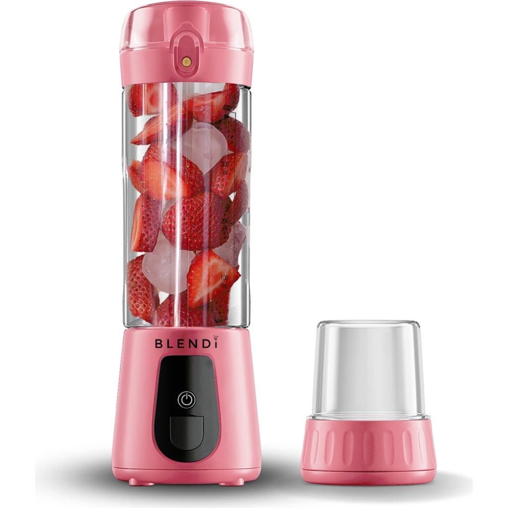 Blendi Pro Plus Premium Cordless Portable 17.5oz Rechargeable Blender In Pink