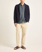 Orlebar Brown Rainer Pique Tailored Fit Merino Knitted Blazer
