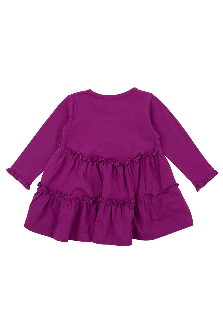 Knit Ruffle Tiered Tunic, Alternate, color, Plum Tart