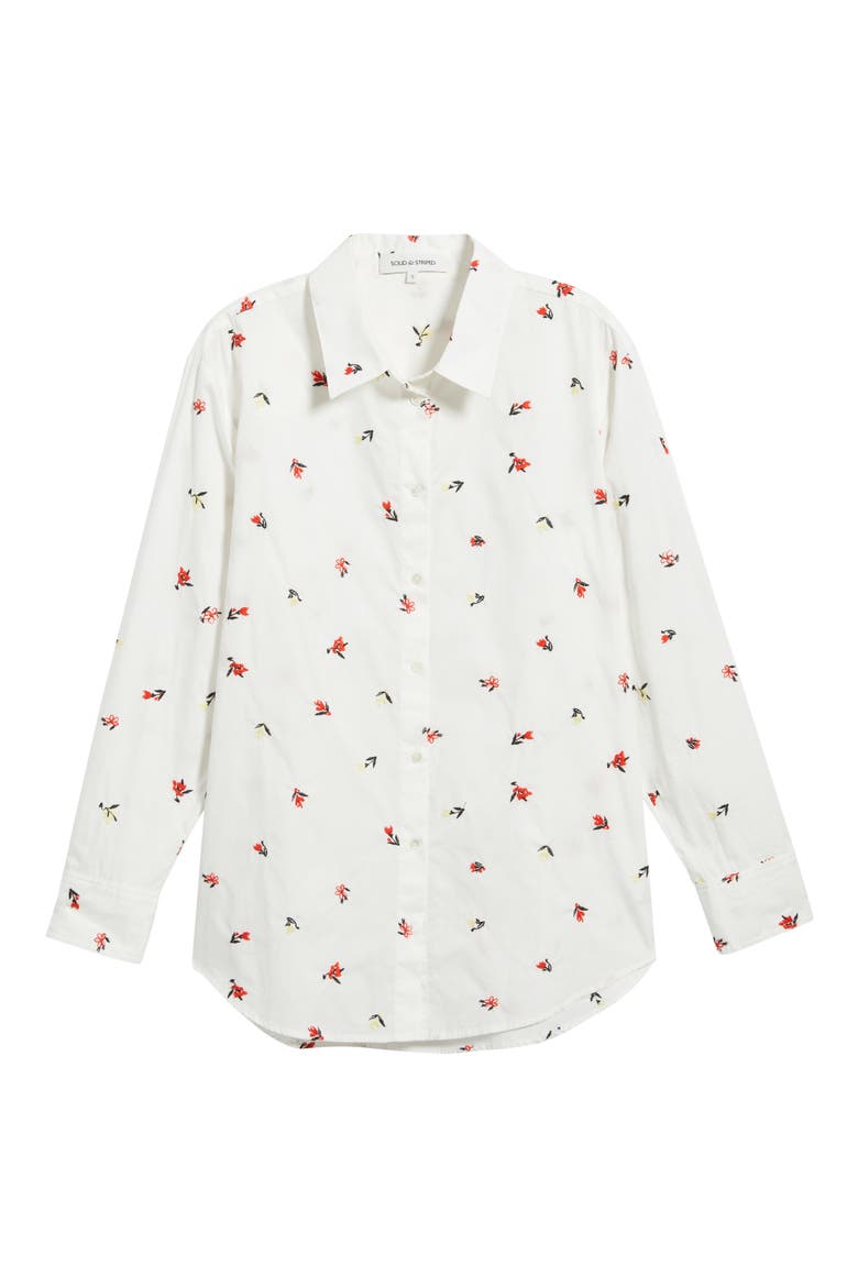 The Obert Embroidered Shirt, Alternate, color, BRULE
