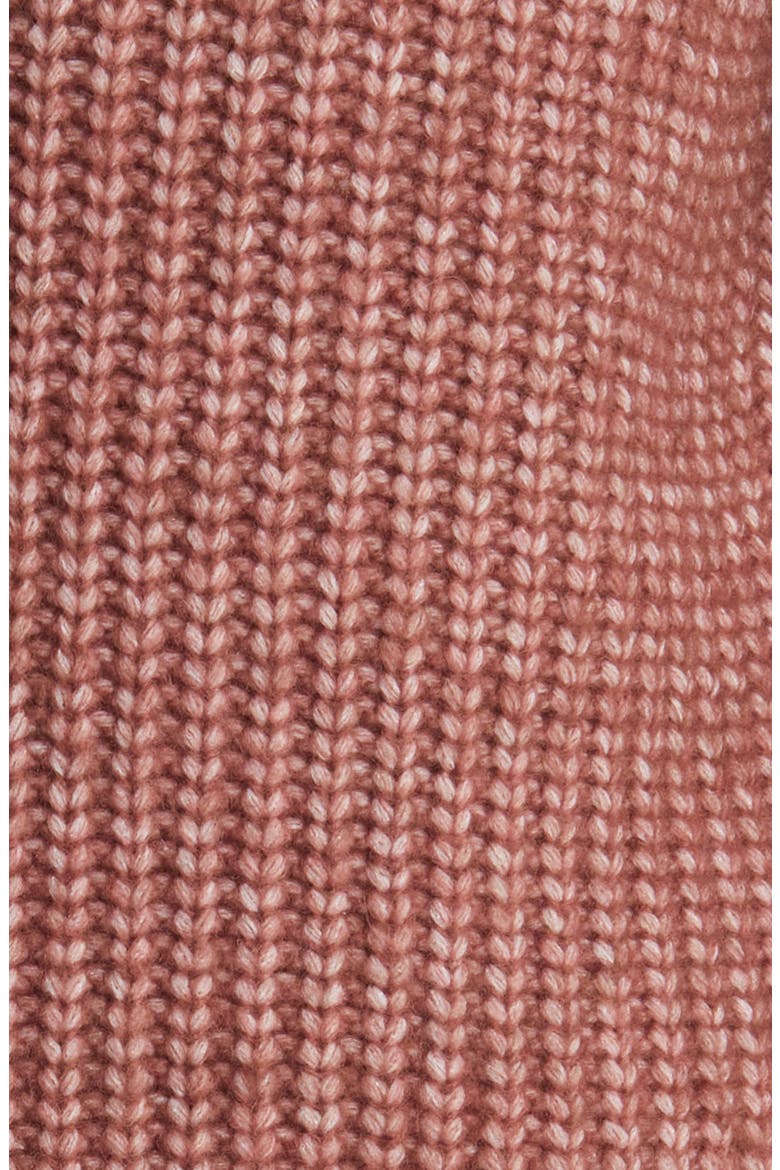 Back Cutout Turtleneck Sweater, Alternate, color, TERRA EARTH BROWN
