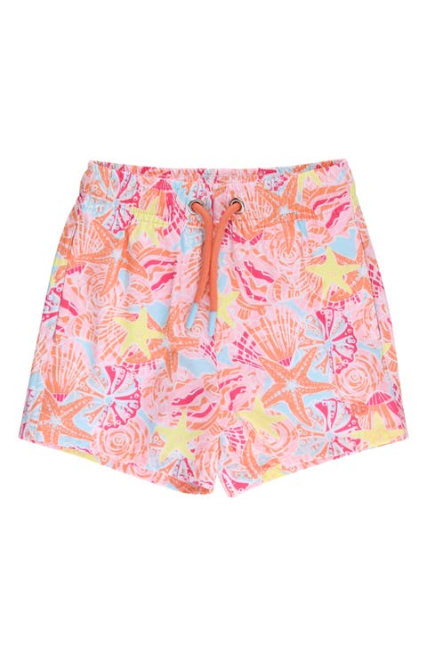 Kids' Sunset Seashells UPF 50+ Swim Trunks (Baby & Toddler)