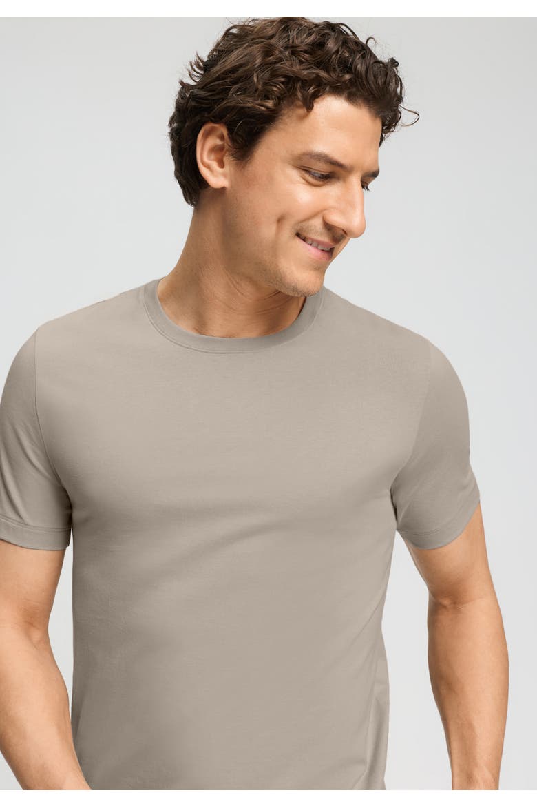 Living Shirts Cotton Crew Neck T-Shirt, Alternate, color, Wooly Beige