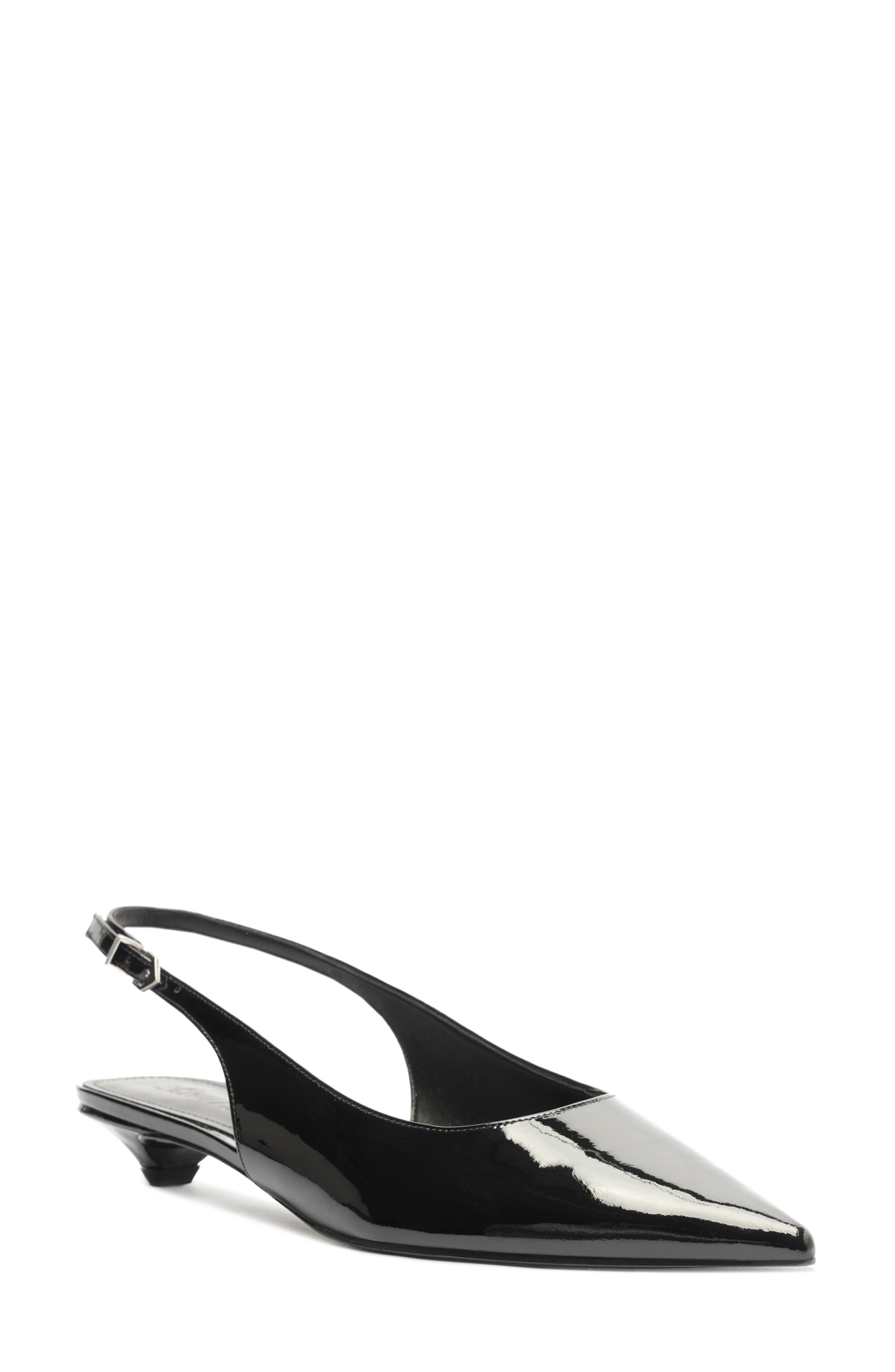 Evan Pointed Toe Slingback Kitten Heel Pump (Women) | Nordstrom