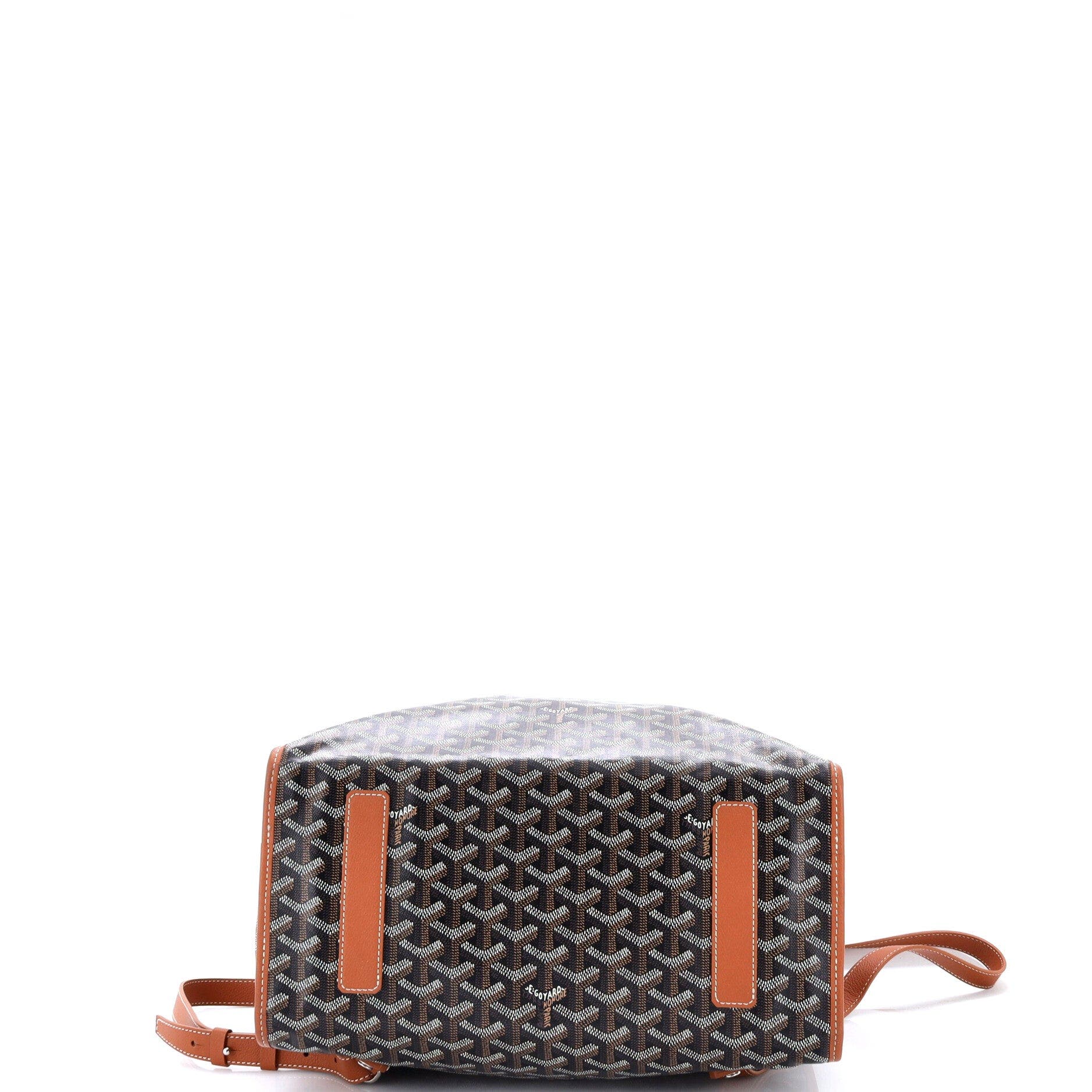 Saint Leger Briefcase Backpack Coated Canvas, Alternate, color, Brown