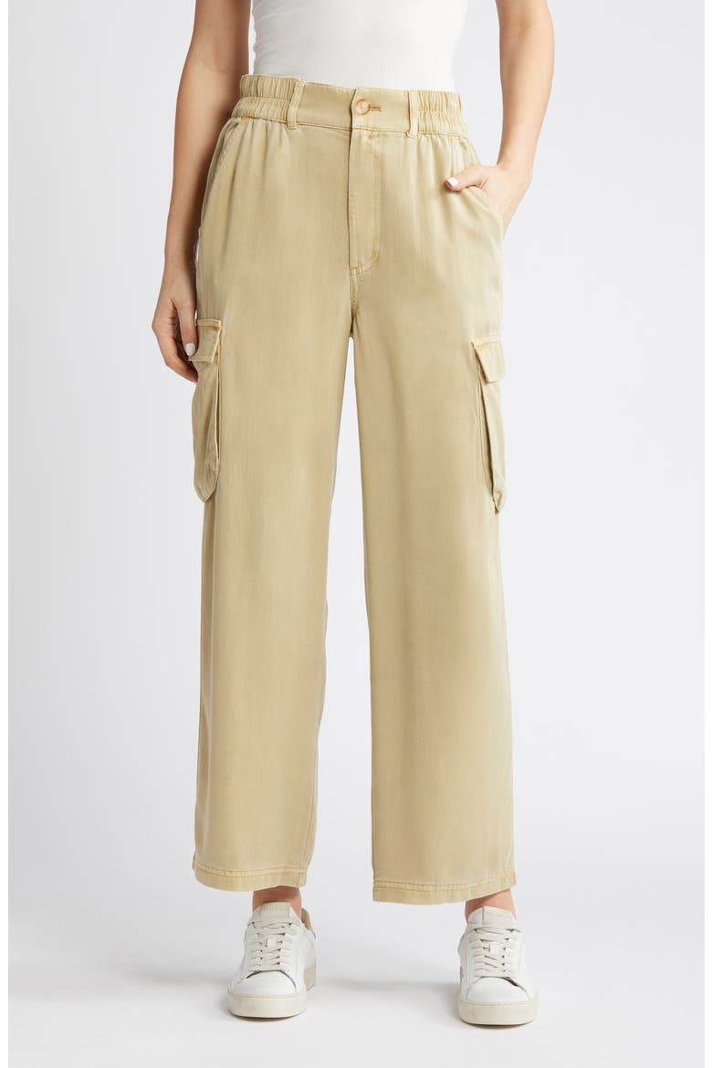 Straight Leg Cargo Pants, Main, color, BEIGE KHAKI