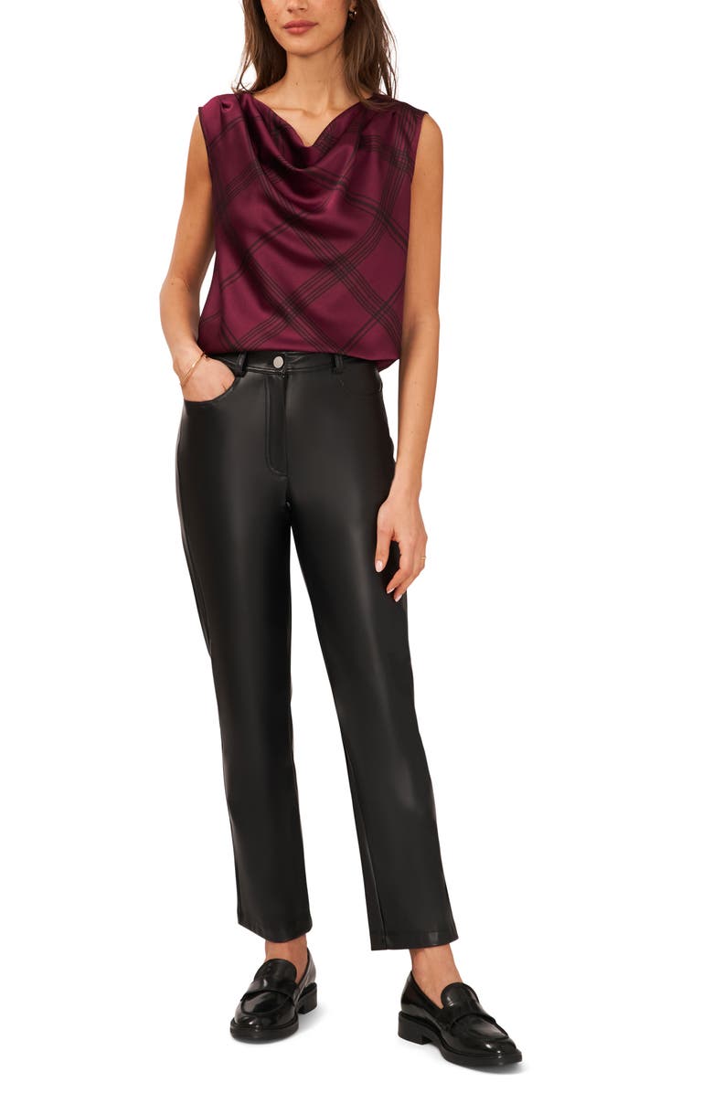 Halogen<sup>®</sup> Cowl Neck Sleeveless Top, Alternate, color,