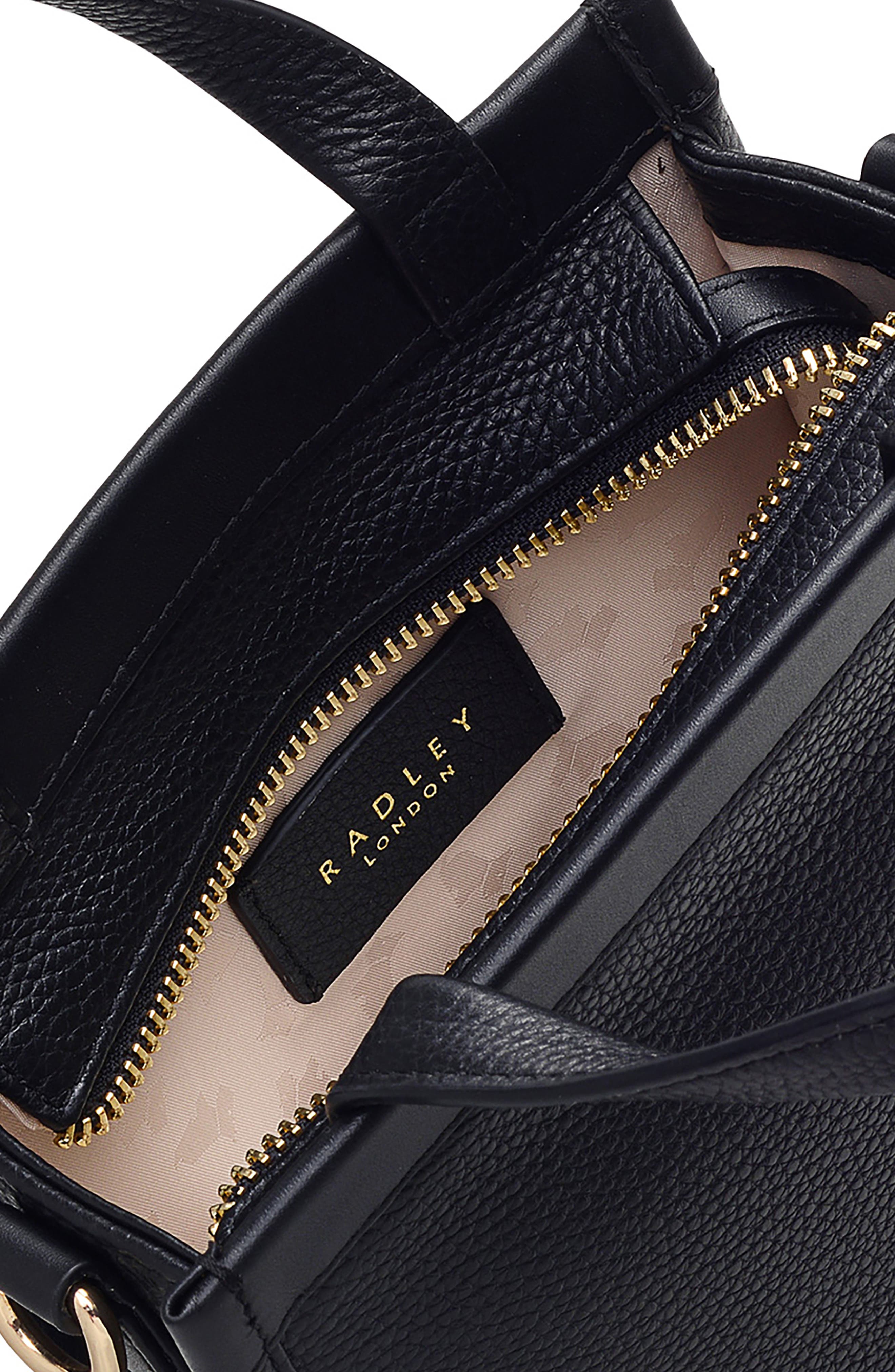 Radley Alba Place Mini Crossbody Bag, Alternate, color, Black