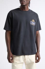 Rhude Safari Crest Cotton Graphic T-Shirt