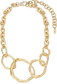 Ettika Interlocking Loop Necklace