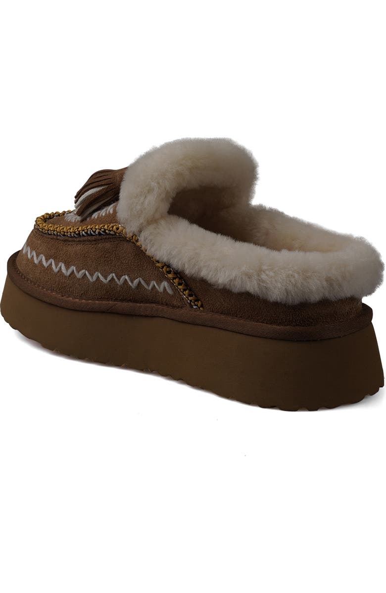 ZIGI Michel Faux Fur Platform Bootie, Alternate, color, Tan Suede