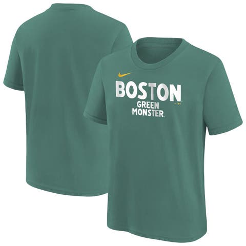 Youth Nike Green Boston Red Sox City Connect Wordmark T-Shirt