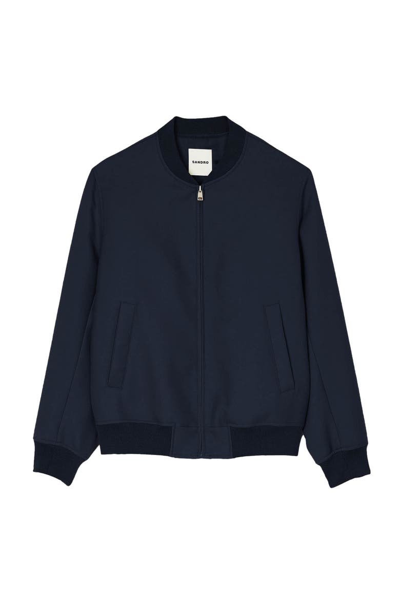 Zip-up jacket, Alternate, color, Navy blue
