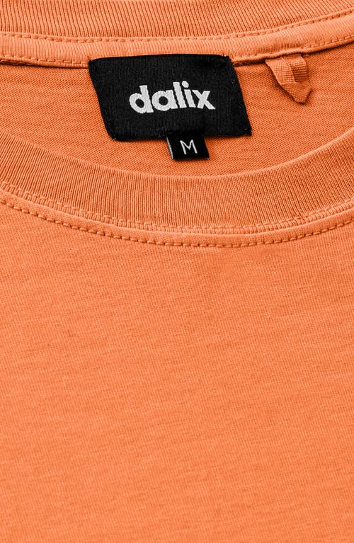 Dalix Mens Espresso Martini Midweight Garment Dye Tee