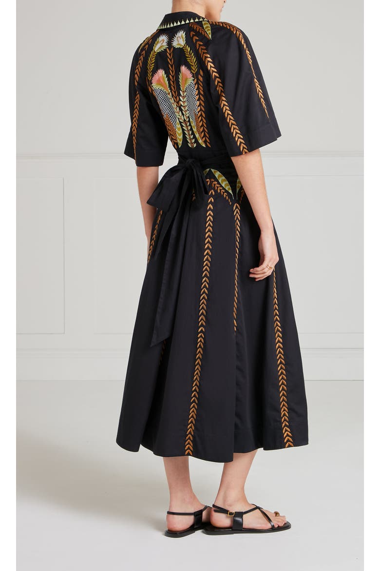 Juniper Wrap Dress, Alternate, color, Black