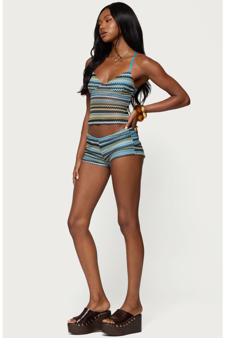 Zigzag Stripe Camisole, Alternate, color, BLUE